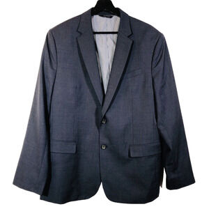 Banana Republic Marzotto Wool Blazer Mens 44R Navy Modern Slim Fit Sport Coat